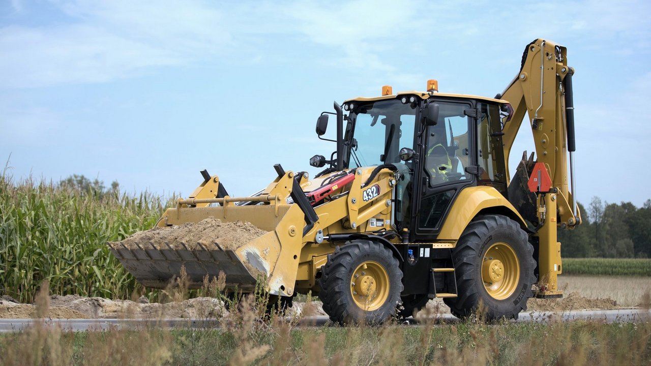 New Gen Cat backhoe loader 428