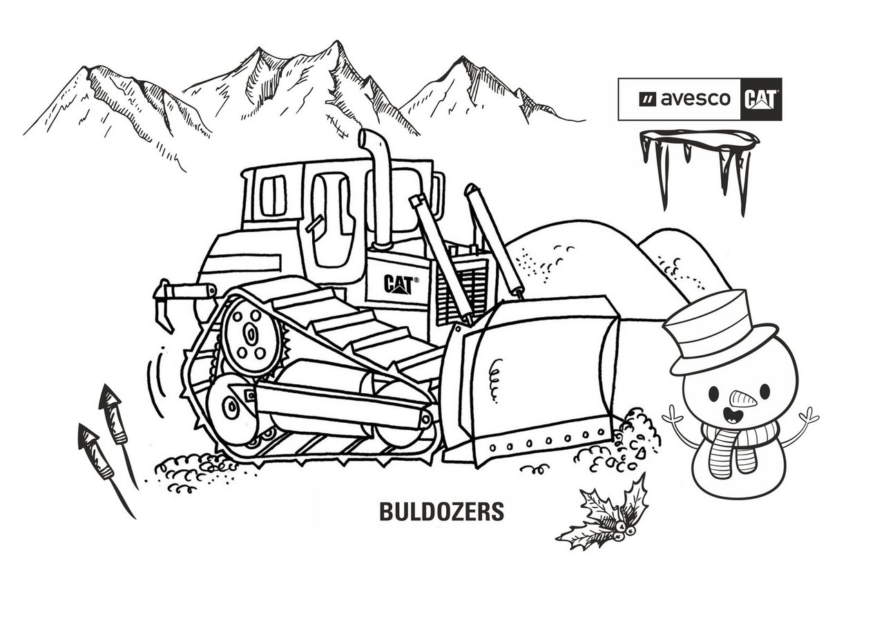 Cat buldozers
