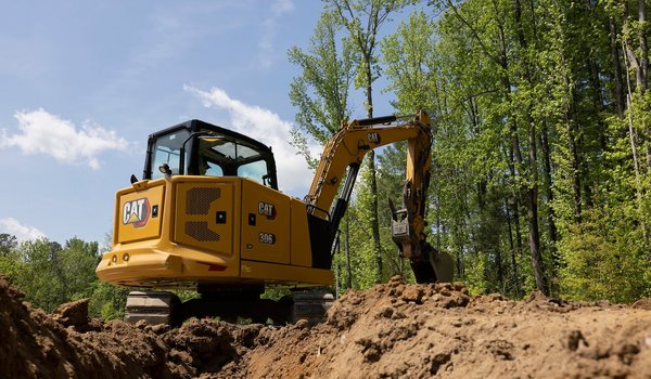 JAUNĀS 6-9 TONNU CAT® MINI EKSKAVATORU TEHNOLOĢIJAS: E-FENCE UN INDICATE