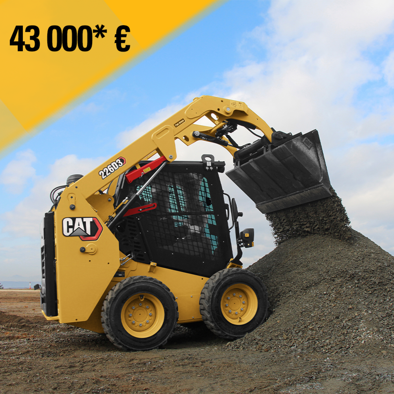 226D3 šliaužiančiojo krautuvo krautuvas 