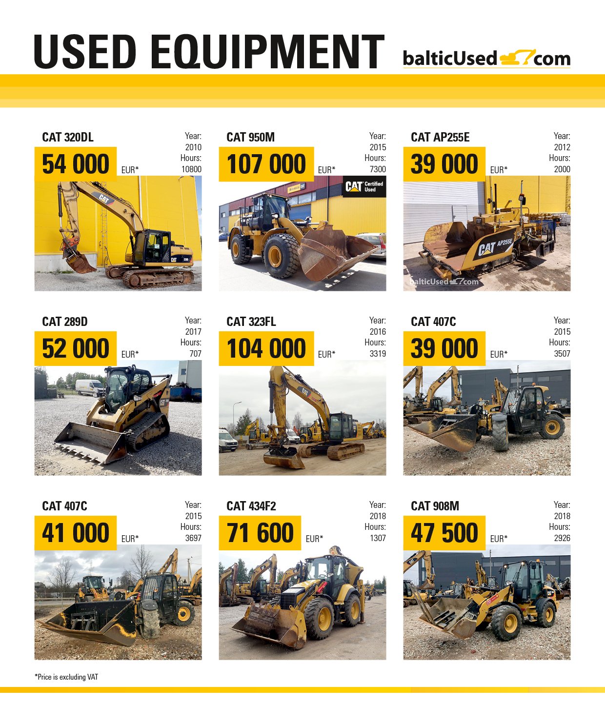 Avesco used equipment special monthly offer Avesco used equipment special monthly offer