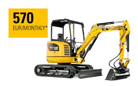 Cat® 302.7D CR Mini Hydraulic Excavator Cat® 302.7D CR Mini Hydraulic Excavator